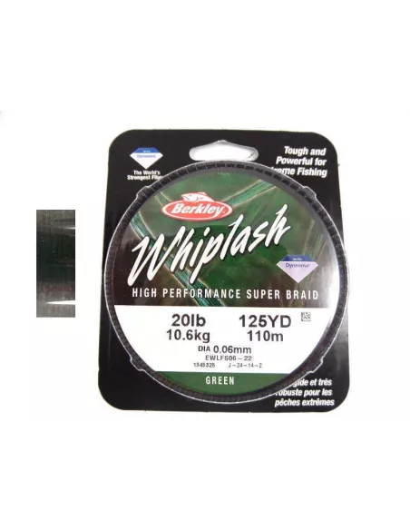 Berkley Whiplash Green Braid 110 m - Berkley