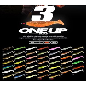 Leurre Souple One UP Shad 3" Sawamura 2