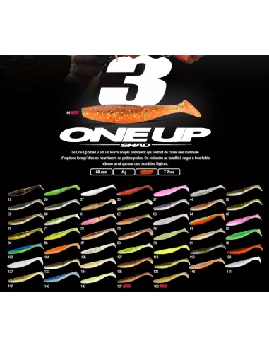 Weicher Köder One UP Shad 3" Sawamura - Sawamura