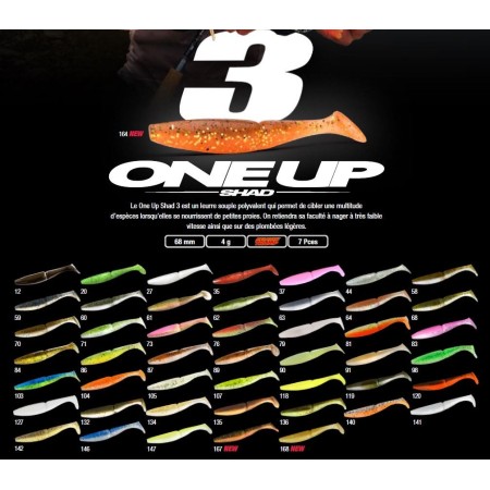 Leurre Souple One UP Shad 3" Sawamura