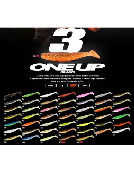 Weicher Köder One UP Shad 3" Sawamura - Sawamura