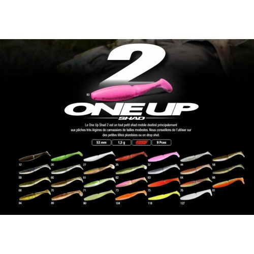 Leurre Souple One UP Shad 2" Sawamura