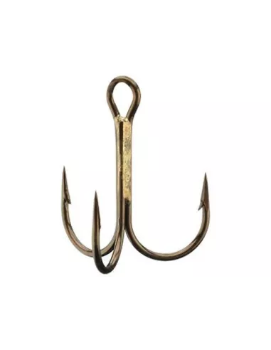 VMC 9649 bronze round treble hook - VMC