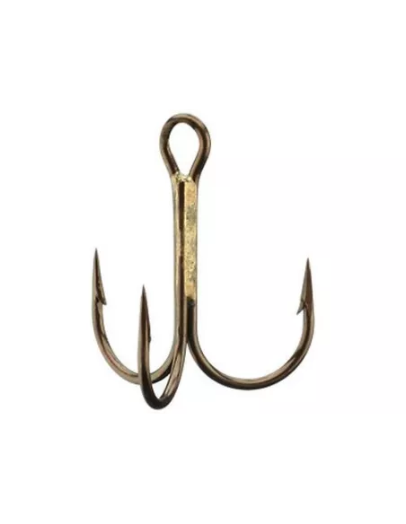 VMC 9649 bronze round treble hook - VMC