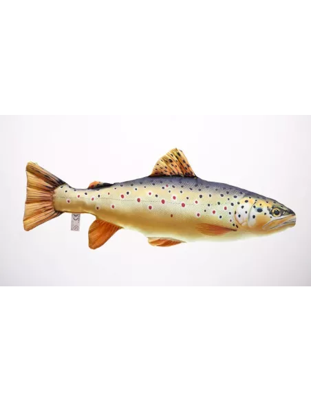 Gaby Brown Trout Cushion - Gaby