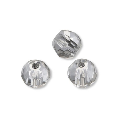 Perle transparente 8mm Predator