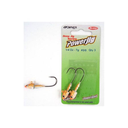 Têtes plombées Deep Jigs Heads par 3 Berkley
