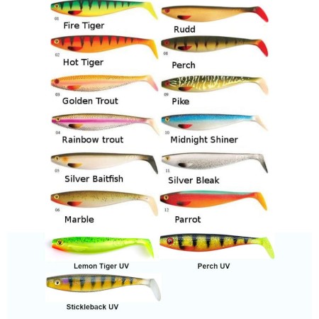 Leurre souple Pro Shad Natural Classic 2 23cm Fox Rage