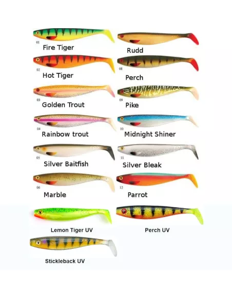 Pro Shad Natural Classic 2 23cm Fox Rage in gomma morbida - Fox Rage