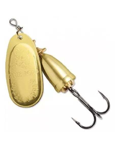 Vibrax Original Gold Blue Fox Spoon - Blue Fox