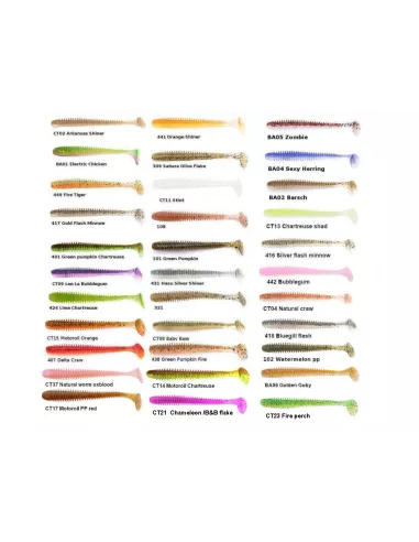 Weicher Köder Swing Impact Slim 6,3 cm Keitech - Keitech