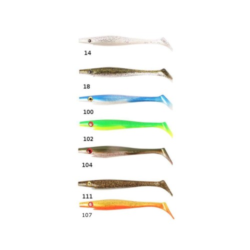 Leurre souple Pig Shad small 15cm par 4 CWC