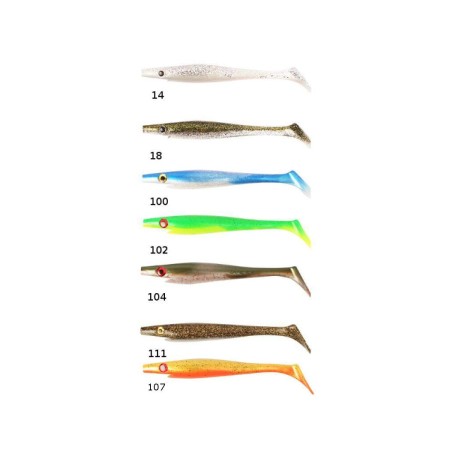 Leurre souple Pig Shad small 15cm par 4 CWC