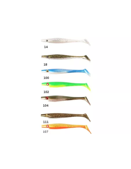 Soft lure Pig Shad small 15cm pack of 4 CWC - CWC