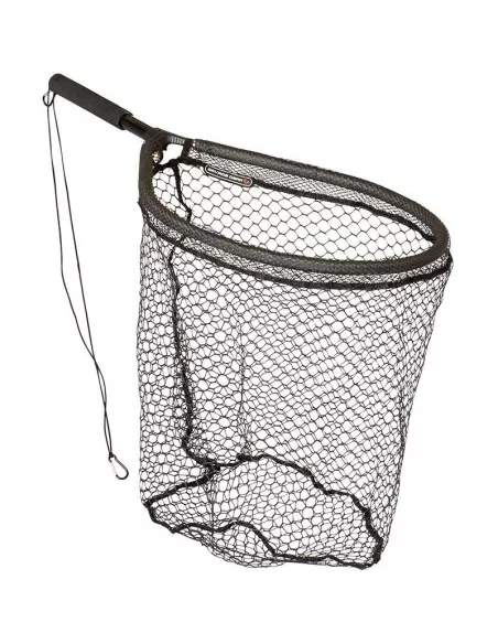 Floating Racket Landing Net Rubber Mesh Savage Gear - Savage Gear