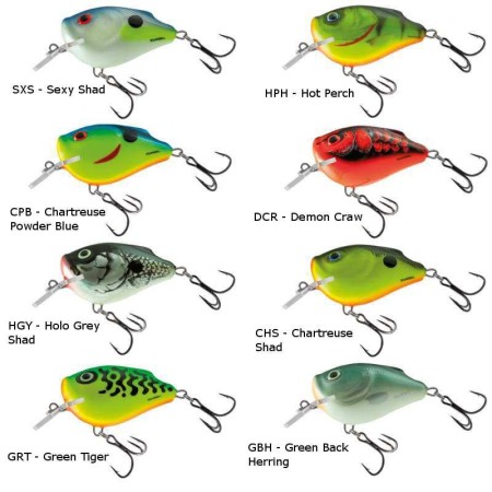 Leurre flottant Squarebill 6cm SALMO