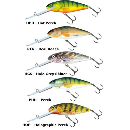 Leurre flottant Perch super deep runner 8cm salmo