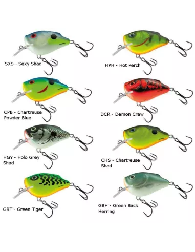 Leurre galleggiante Squarebill 5cm SALMO - Salmo
