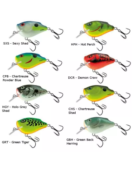 Leurre galleggiante Squarebill 5cm SALMO - Salmo