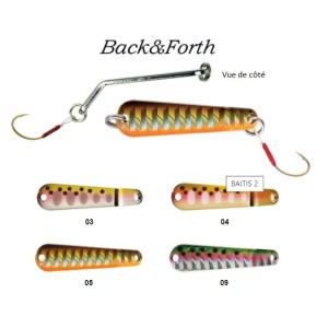 Cuiller ondulante Black and Forth 5gr SMITH 2