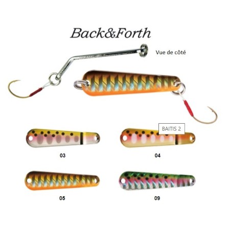 Cuiller ondulante Black and Forth 5gr SMITH