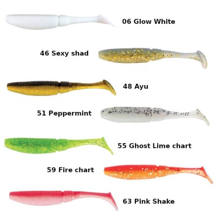 Leurre souple Slit shad Evo 15cm Sakura