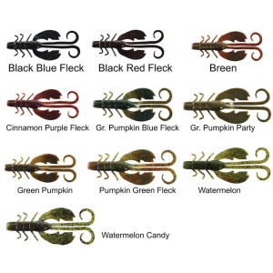 Leurre Souple Powerbait Crazy Legs Chigger Craw - 10Cm - Par 8 Berkley 2