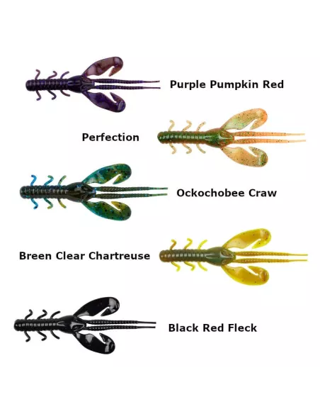 Esca Morbida Powerbait Rocket Craw - 10 cm - Confezione da 8 Berkley - Berkley