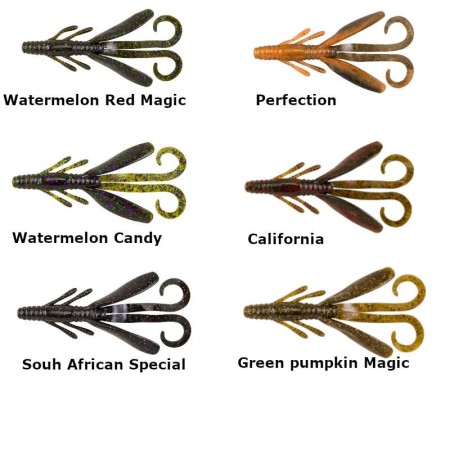 Leurre Souple Powerbait Power Hawg - 10Cm - Par 8 Berkley