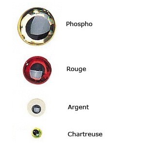 Oeil Relief Autocollant 9mm JMC