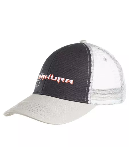 Gray-black Sakura Trucker Cap - Sakura
