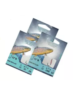 Hameçon monté truite sans ardillon Pafex