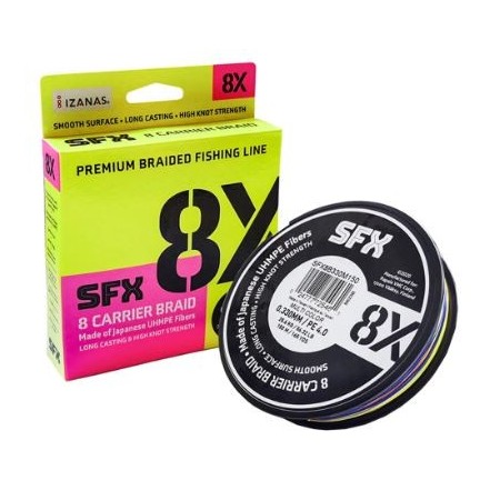 Tresse SFX 8X Multicolor 300M Sufix