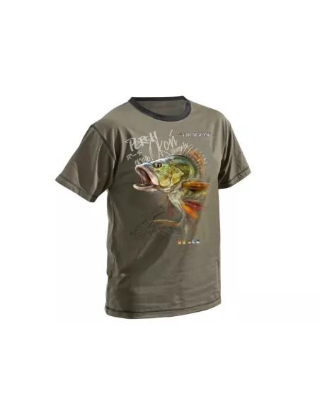 Maglietta Verde Oliva Drago Perch - Dragon