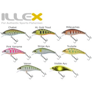 Leurre coulant Flat Tricoroll 45S Illex 2