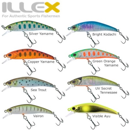 Leurre coulant Tricoroll 53 SHW Illex