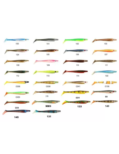 Pig Shad soft lure tournament 18cm pack of 2 CWC - CWC