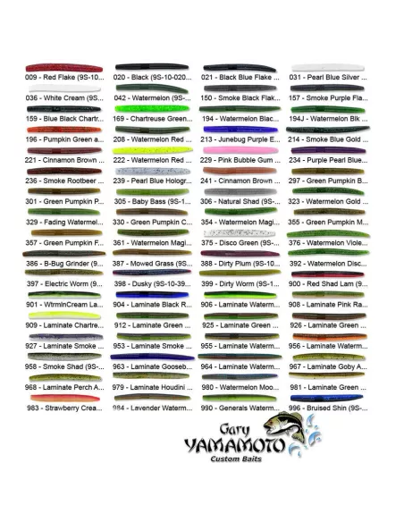 Soft Lure Senko 12.5cm Gary Yamamoto - Gary Yamamoto