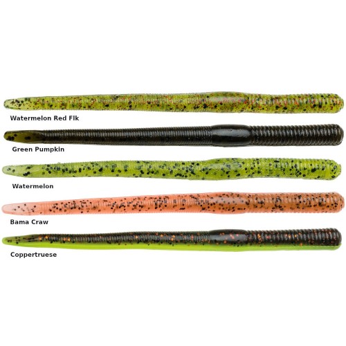 Leurre Souple KVD finesse worm 10cm Strike King