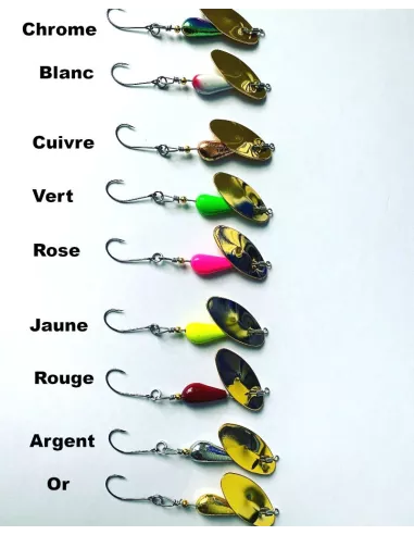 Cuiller Tournante Simik 3,5gr paletta argento Predator - PREDATOR