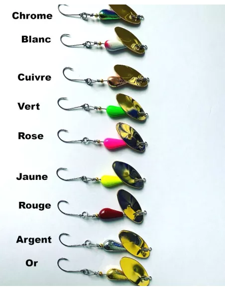 Cuiller Tournante Simik 3,5gr paletta argento Predator - PREDATOR