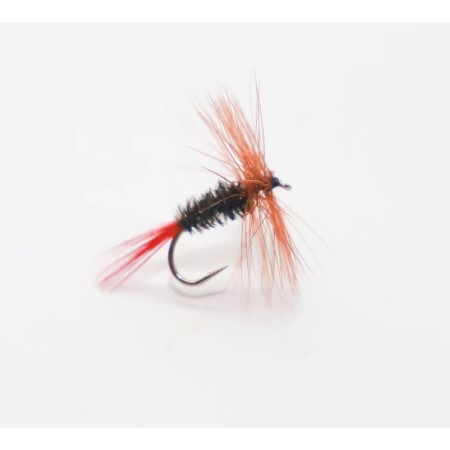 Mouche sèche Brown Hackles Peacock cs16