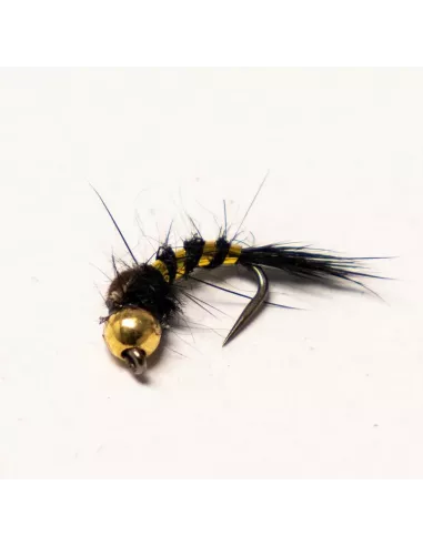 Nymphe Gold Tungsten Black Hares cs26