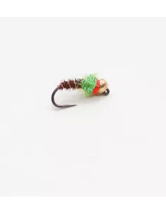 Nymphe Tungsten Pheasant Tail Green cs51