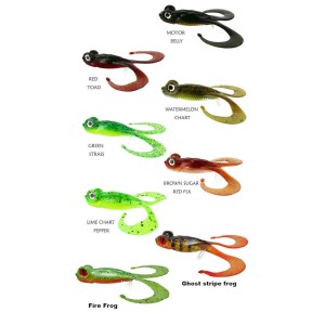 Leurre souple Bull Frog 10cm Gunki  2