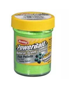Pâte à truite Powerbait Natural Glitter Fish Pellet Berkley