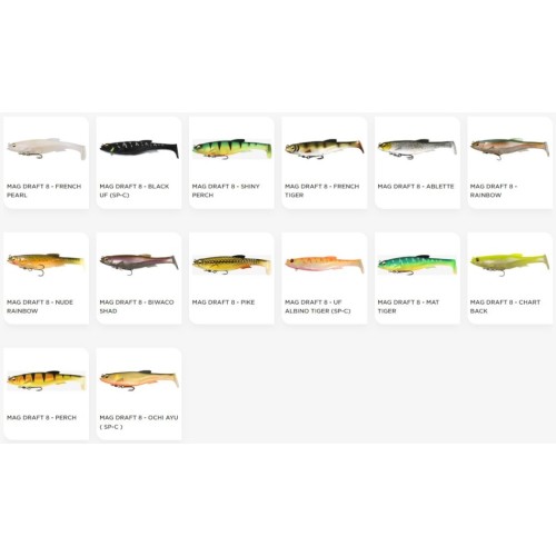 Leurre souple armé Mag Draft 20cm Megabass