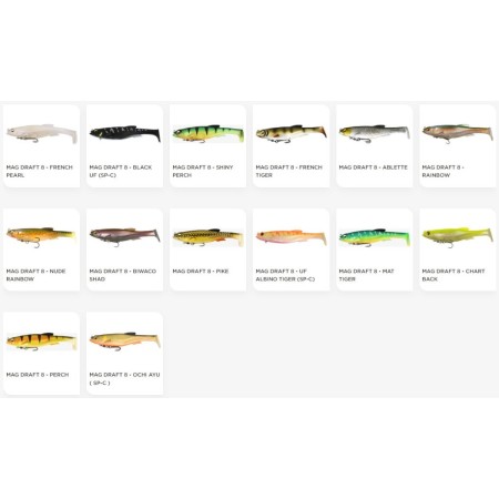 Leurre souple armé Mag Draft 20cm Megabass