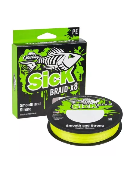 Berkley Sick Braid Flame Green 150m Braided Line - Berkley