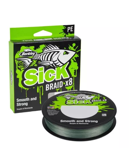 Berkley Sick Braid Moss Green 150m Braided Line - Berkley